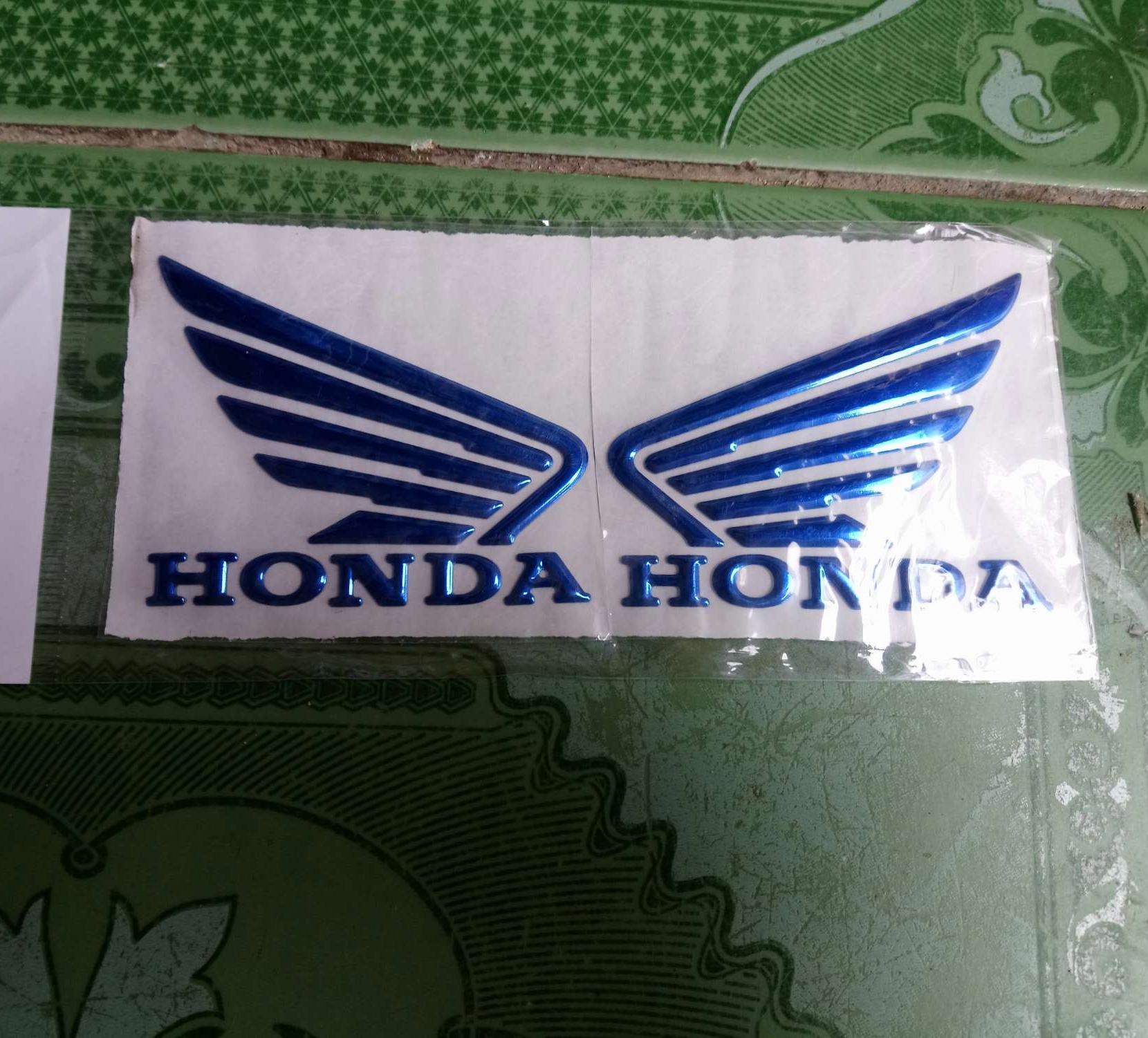 Cánh chim honda nhựa xi xanh đậm đủ 1 cặp