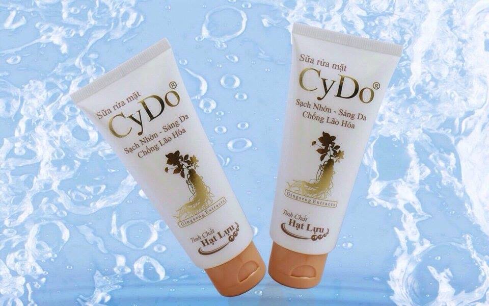 Sữa rửa mặt cydo - sạch nhờn sáng da - tinh chất lựu đỏ 100ml