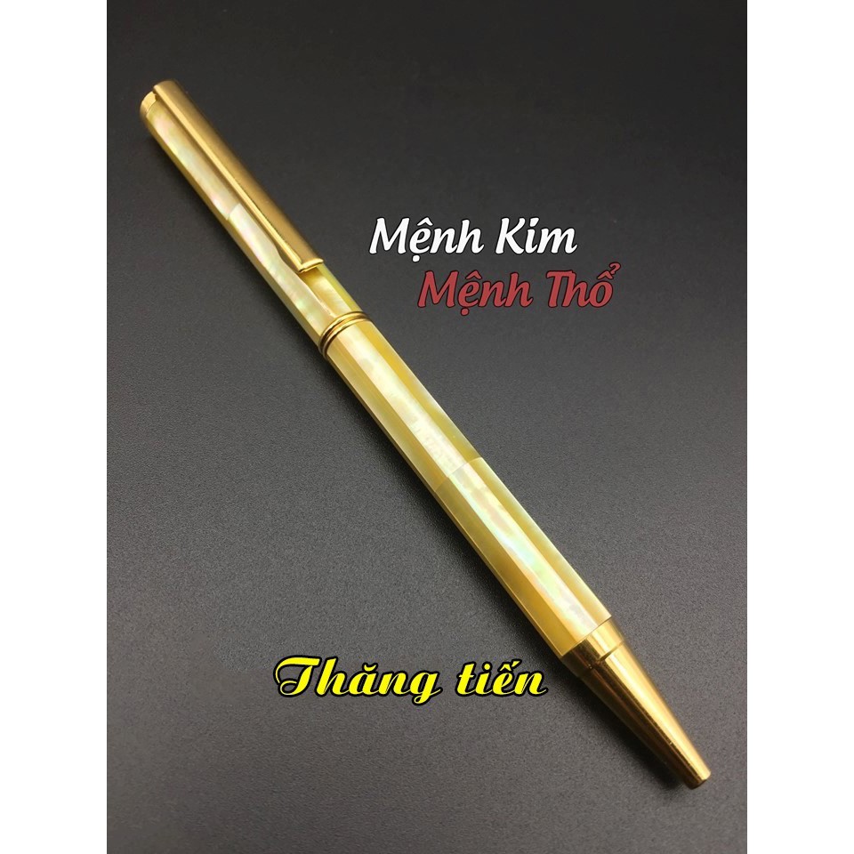 Bút khảm vỏ Ngọc Trai Vàng Bắc Úc - quà tặng dành cho Doanh Nhân (PEH991-V)