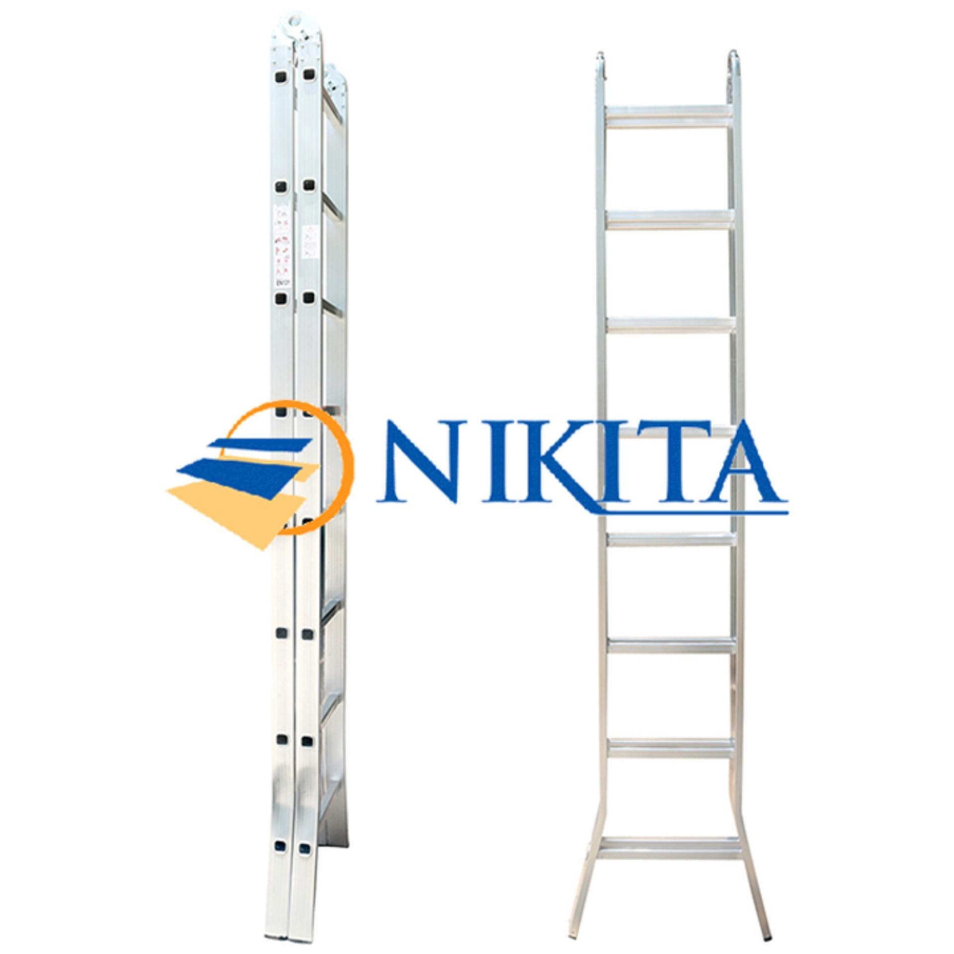 Thang Nhôm Chữ A 4,0m Nikita NIK20 Nhật Bản - Tải trọng 150kg