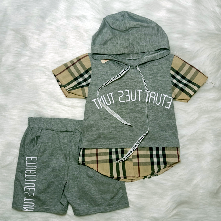 [HCM]Set bộ áo burberry (10-16kg) #set bộ bé trai