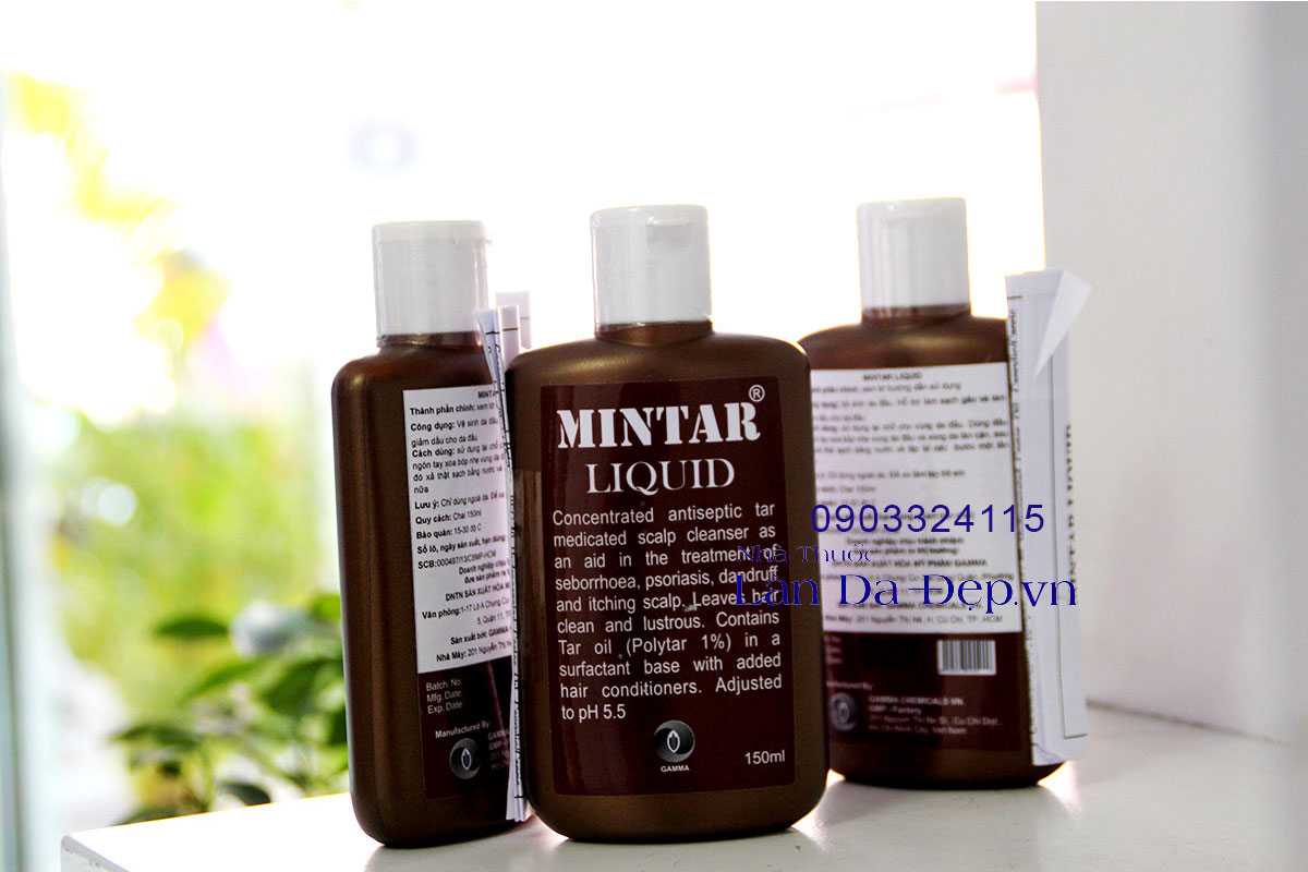 [HCM]MINTAR LIQUID - Dầu gội giảm nấm