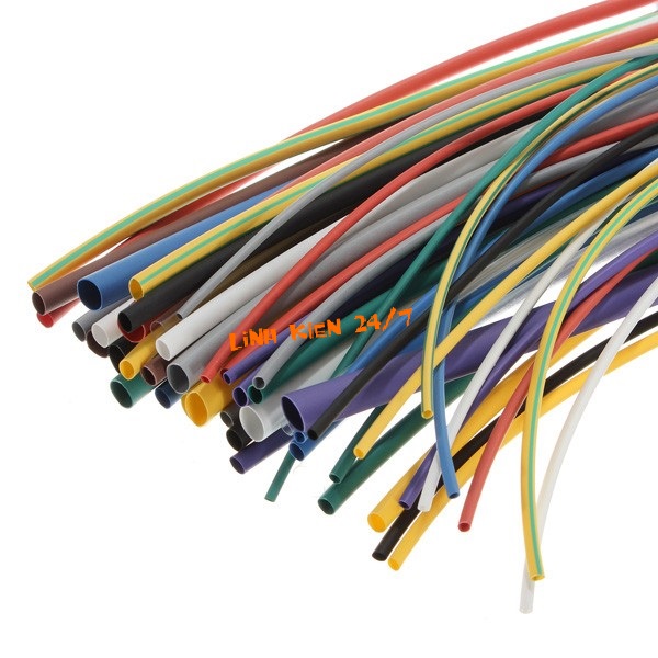 5 mét gen co nhiệt 3mm màu ngẫu nhiên