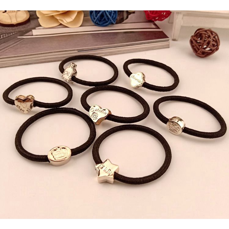 Set 10 dây chun buộc tóc xinh xắn nhiều mẫu