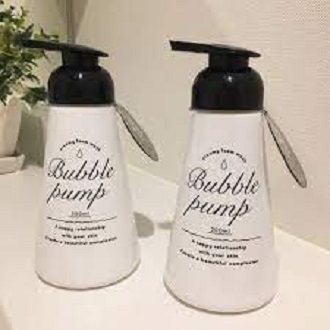 Bình xịt tạo bọt 300ml tránh gây khô da, bảo vệ và chăm sóc làn da (mẫu mới trong suốt) giao màu ngẫu nhiên Nội địa Nhật Bản