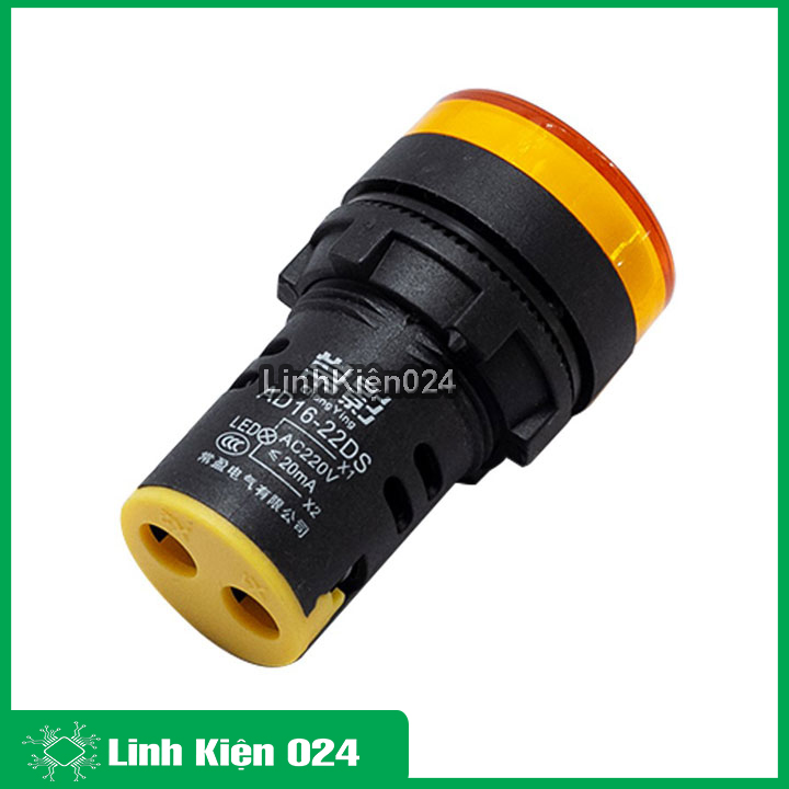 Đèn báo nguồn DC 24V AD16-22D/S23