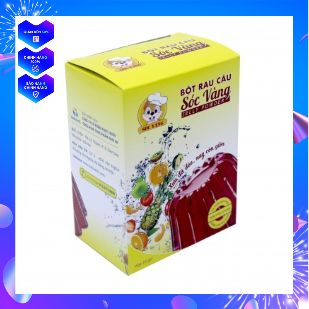 Bột rau câu sóc vàng 12g