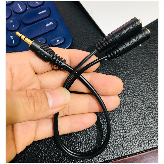 Jack Audio Chia 1 Thành 2 Cổng 3.5 - AUD353