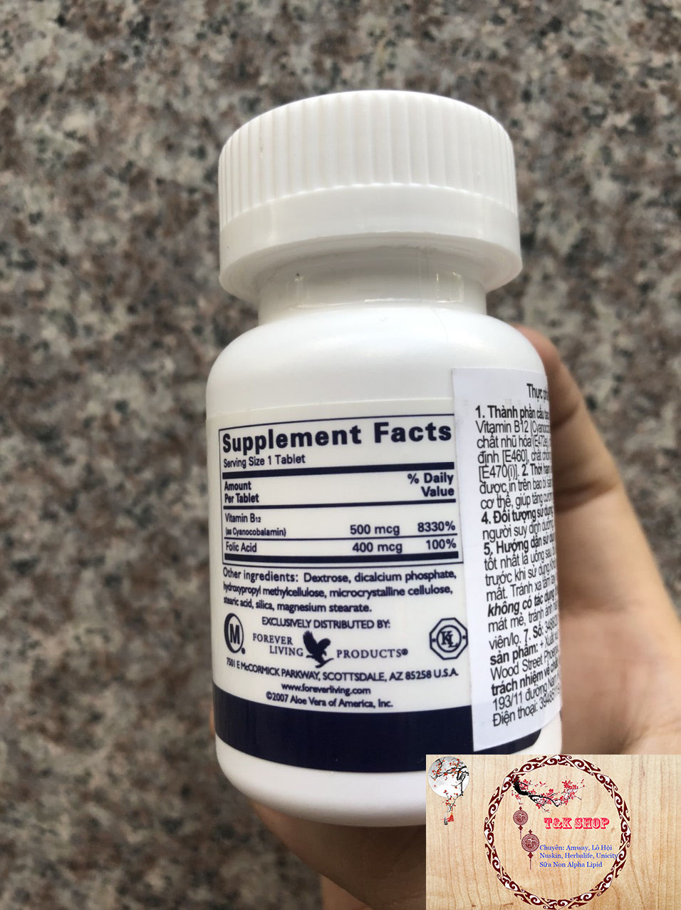 Viên Bổ Sung Sắt Forever B12 Plus 188FLP