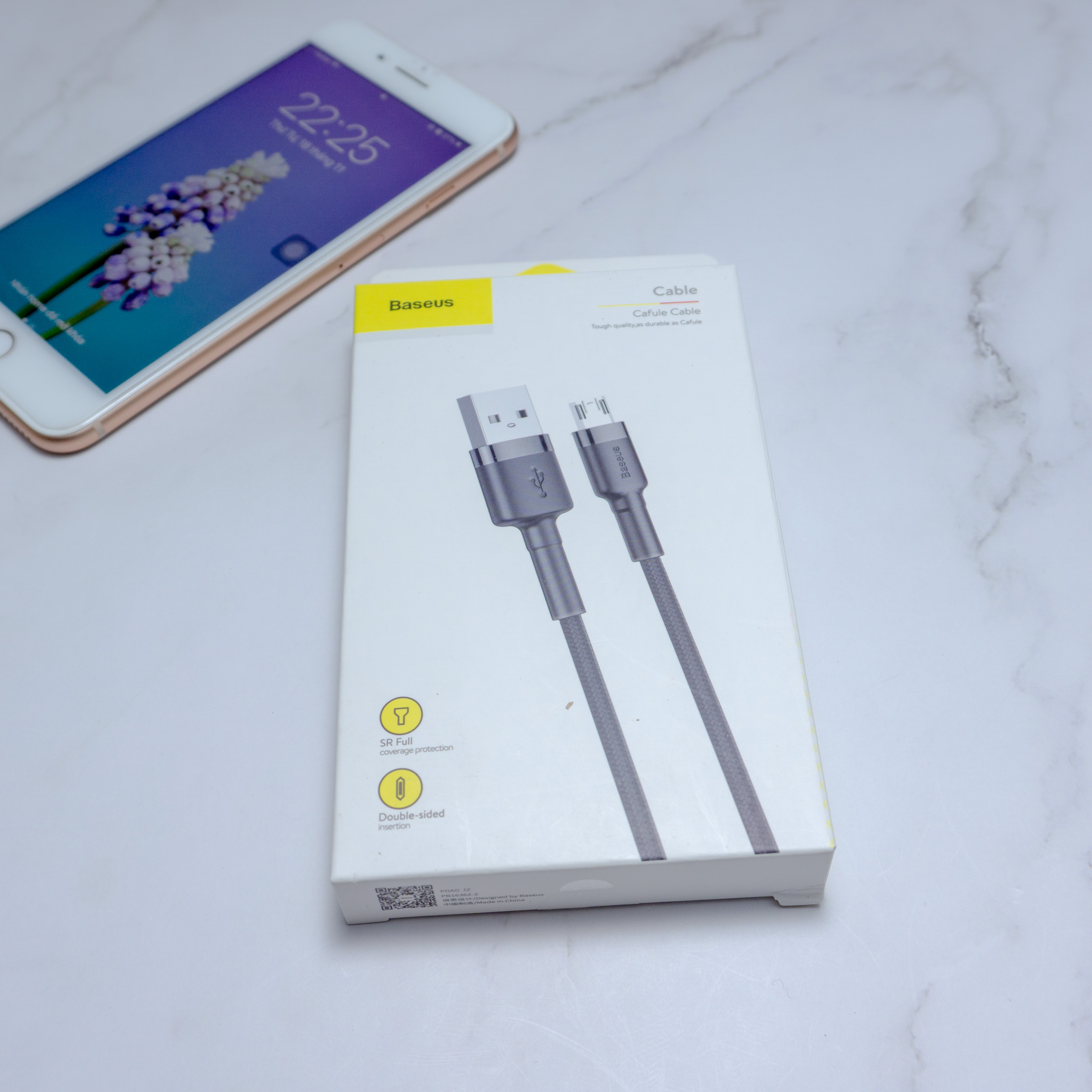 Cáp Sạc Nhanh Micro USB 2.4A Baseus Dây Sạc Nhanh Micro USB Bọc Dù Cáp Sạc Nhanh Micro USB Bọc Dù