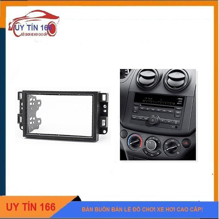 Mặt dưỡng màn hình android cho xe chevrolet captiva kèm dây nguồn zin theo xe