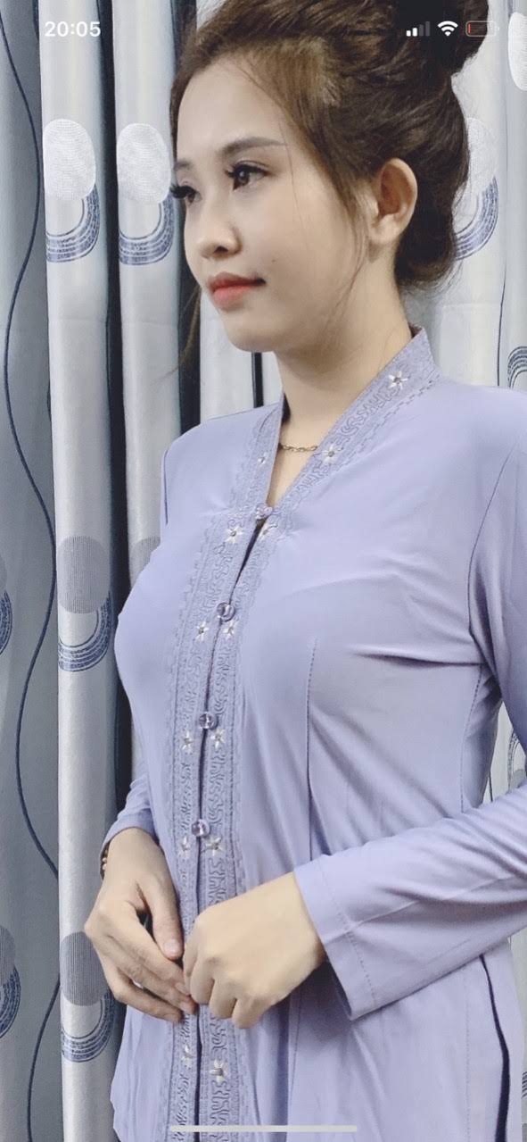 Đồ lam đi chùa đồ phật tử thun nữ mẫu bà lai