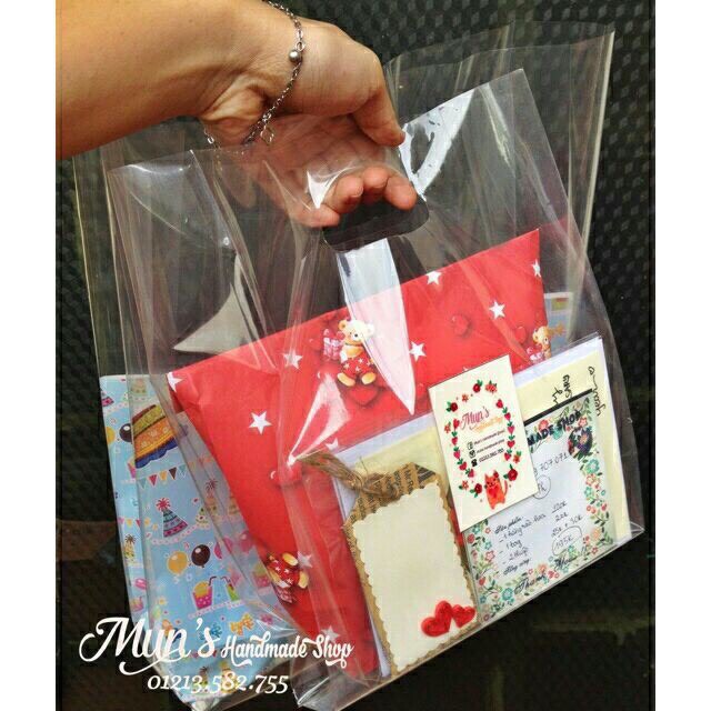 [500GR/SIZE] TÚI NILON TRONG SUỐT- TÚI GÓI HÀNG - TÚI XÁCH HÀNG