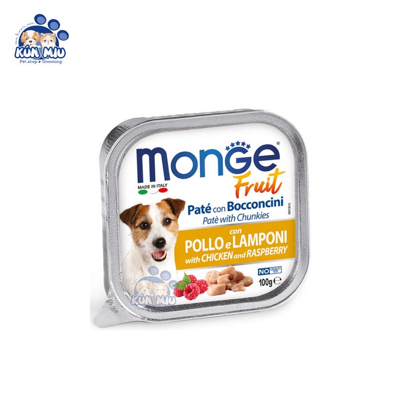 Pate monge cho chó nhiều vị thơm ngon 100gr