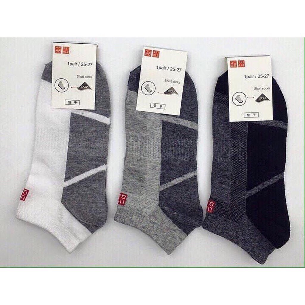 [Mã FASHIONT4MA2 giảm 10K đơn 50K] Tất nam cổ ngắn,vớ cổ ngắn Uniqlo hàng xuất Nhật