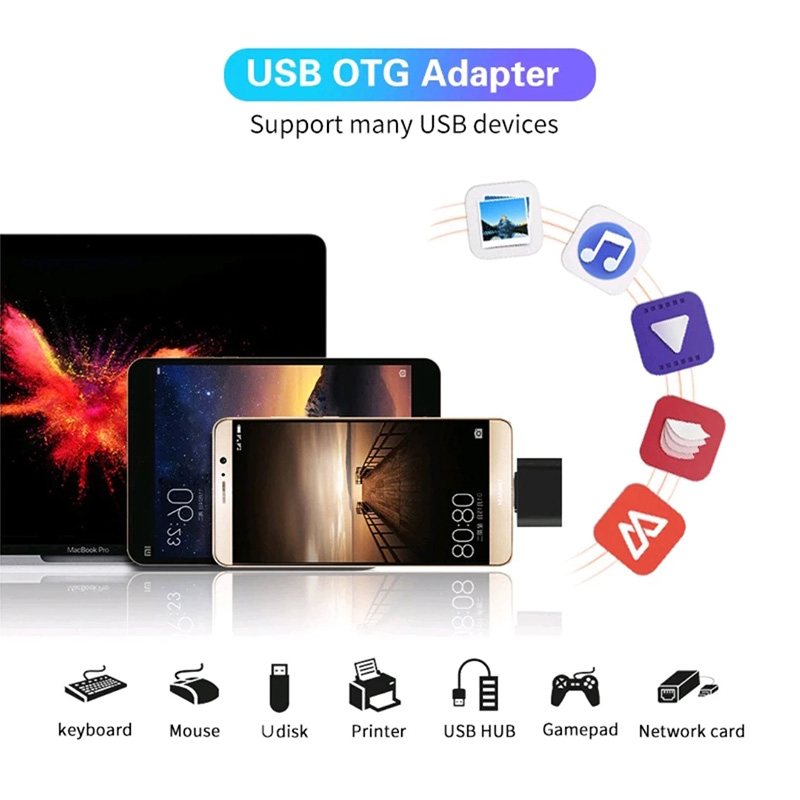 USB 3.0 to Type-C Adapter Otg Adapter Compatible with USB Flash Disk Data Transfer