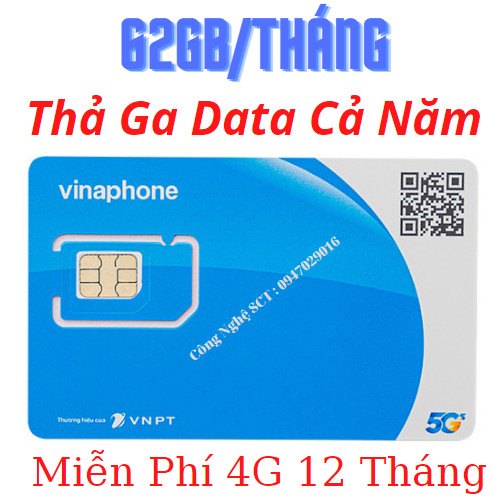 ( 1 TỶ GB DATA ) Sim Vina 4G 1 Năm U1500 - VD149 - TD49 - FHAPPY - D500 Trọn Gói Không Nạp Tiền , Miễn Phí Data + Nghe Gọi - Bảo hành Lỗi 1 đổi 1 . FREESHIP - CHƯA KÍCH HOẠT.