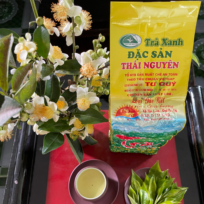 Trà xanh đặc biệt Thái Nguyên Tư Quý(2 gói 200g)