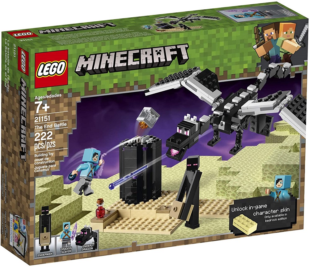 [HCM]LEGO Minecraft 21151 ĐẠI CHIẾN RỒNG ENDER