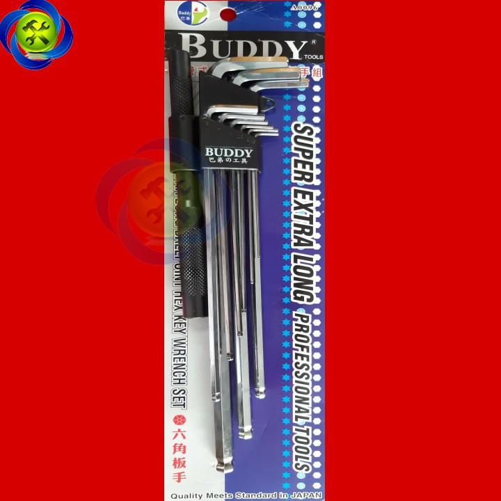 [HCM]Bộ lục giác dài Buddy A0096 90mm-300mm