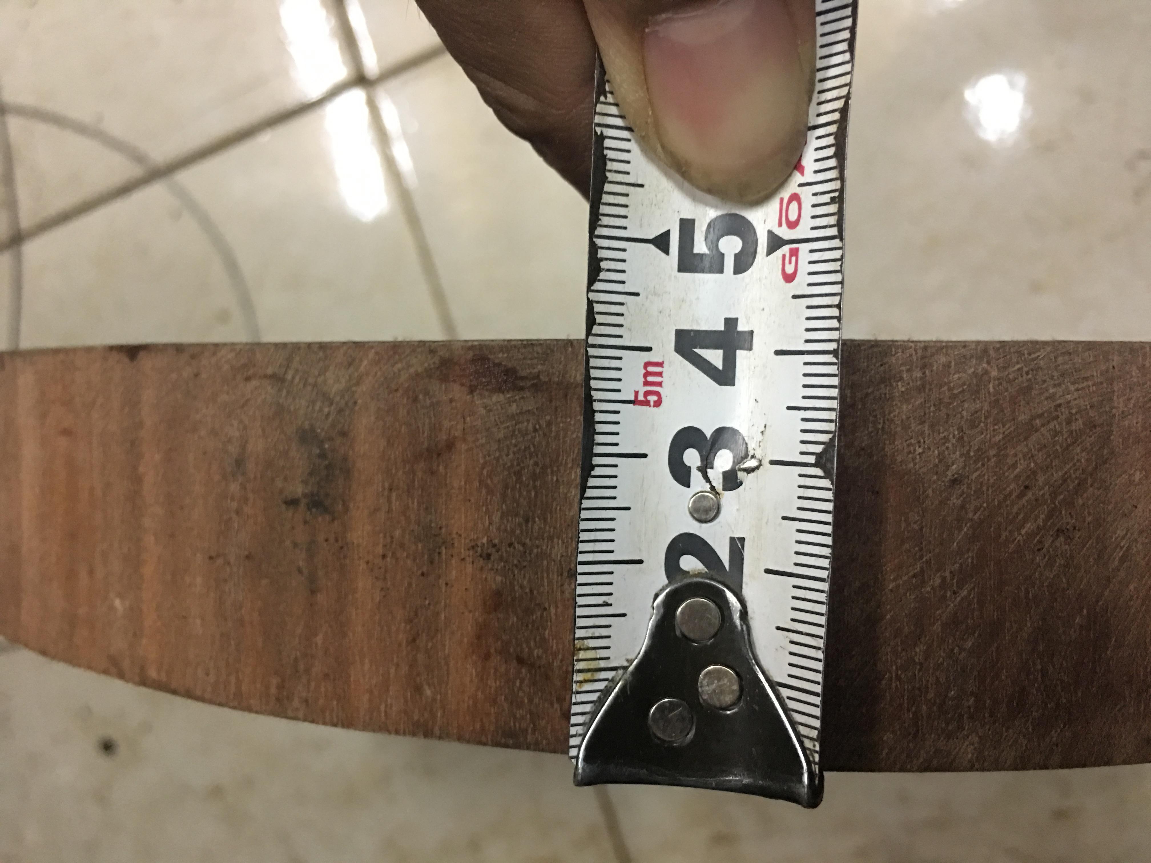 Thớt Nghiến Đá SIêu Bền DK 25cm-Sơn La