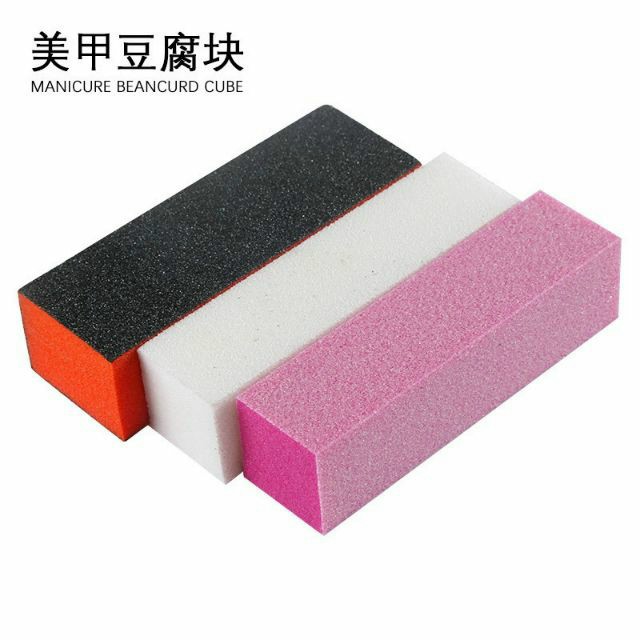 Phào trà móng loại tốt mặt phào cát mài dũa mịn nhanh đep thiết kế hình khối hình chữ nhật dễ cầm nắm.. sản phẩm thông dụng ko thể thiếu của thơh nail