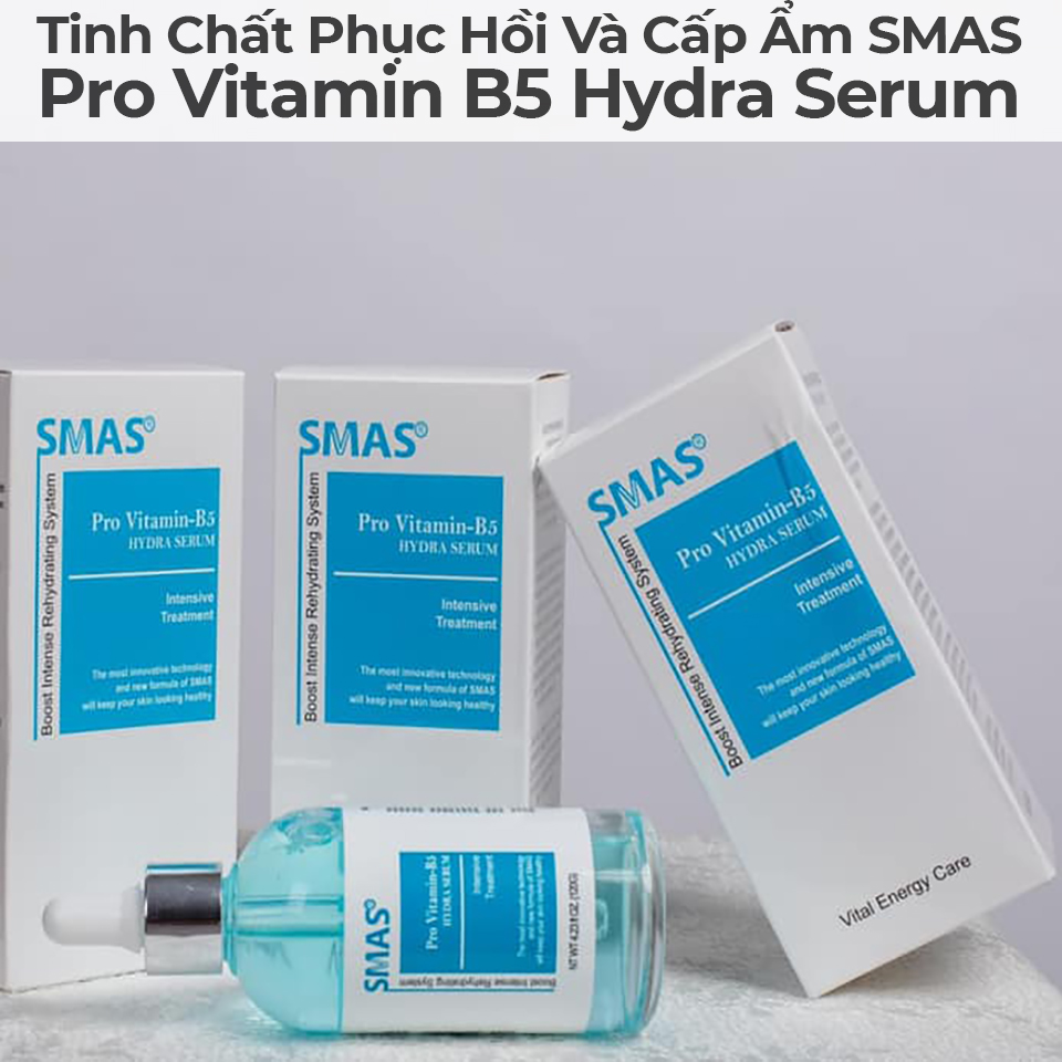 Tinh Chất Phục Hồi Và Cấp Ẩm Smas Pro Vitamin B5 Hydra Serum