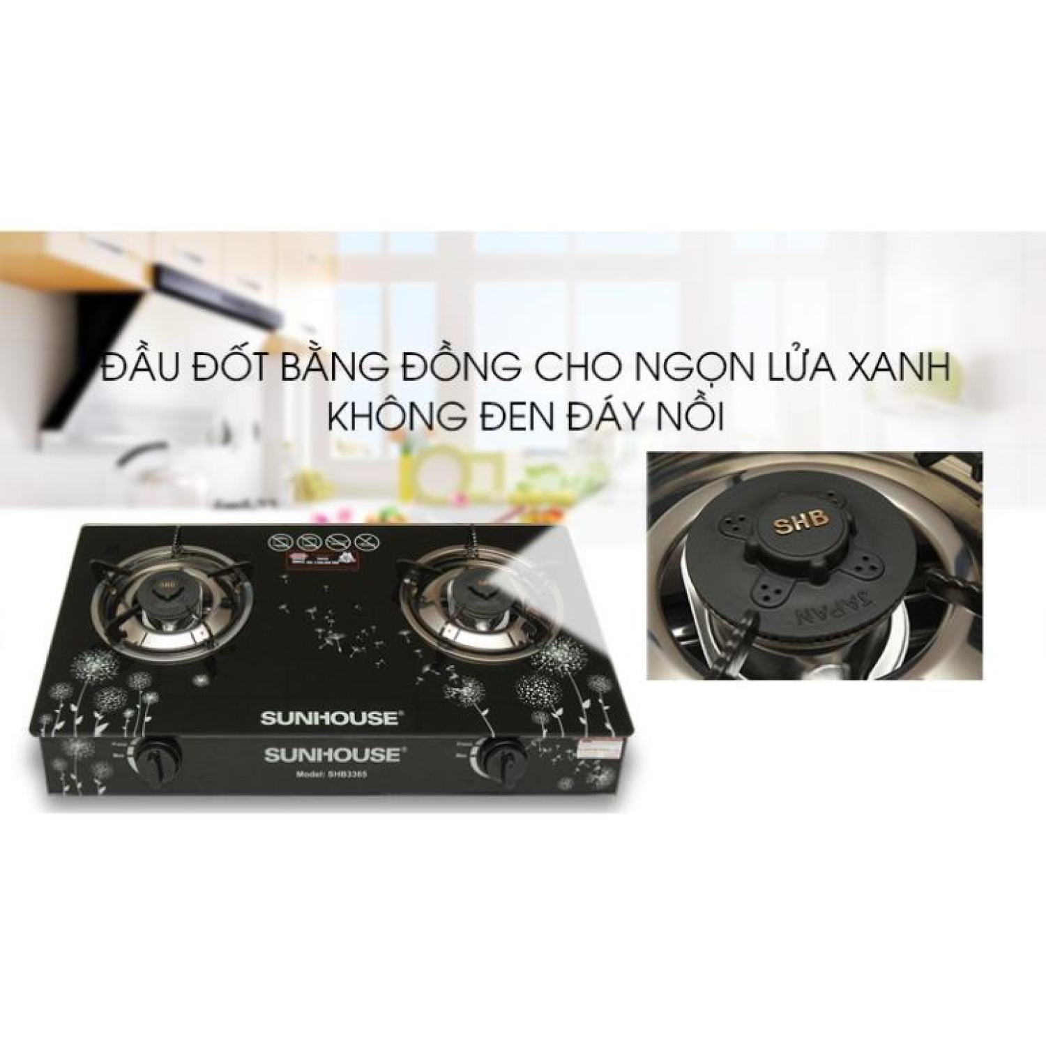 Bếp ga đôi Sunhouse SHB3365