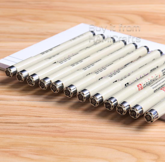 BÚT LINE ĐI NÉT SAKURA PIGMA MICRON ĐỦ SIZE (003 - BRUSH)