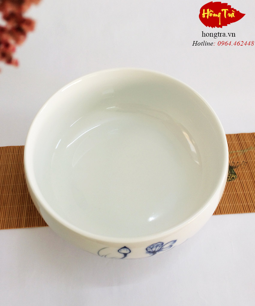 Thuyền trà sứ sen THUYENTRA17