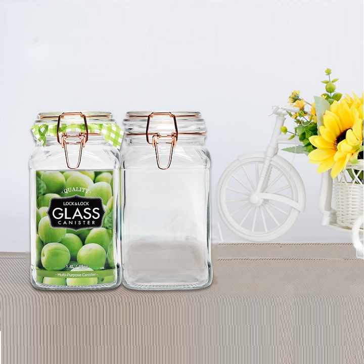 [HCM]hủ thủy tinh lock&lock 1400ml - hủ thủy tinh lock&lock 1400ml