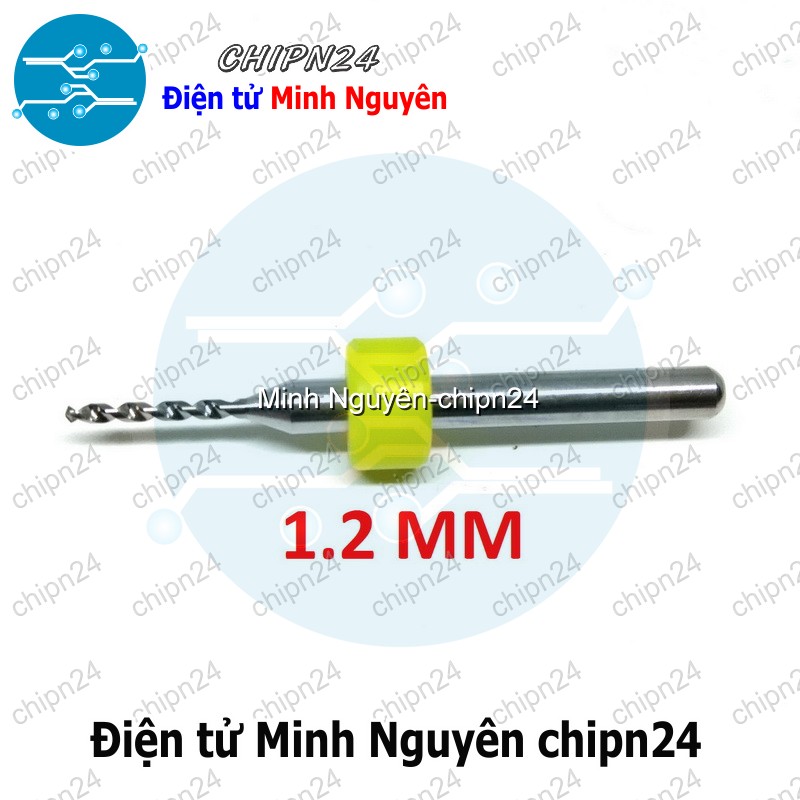 [2 cây] Mũi khoan mạch in CNC 1.2mm (Mạch điện tử, PCB)