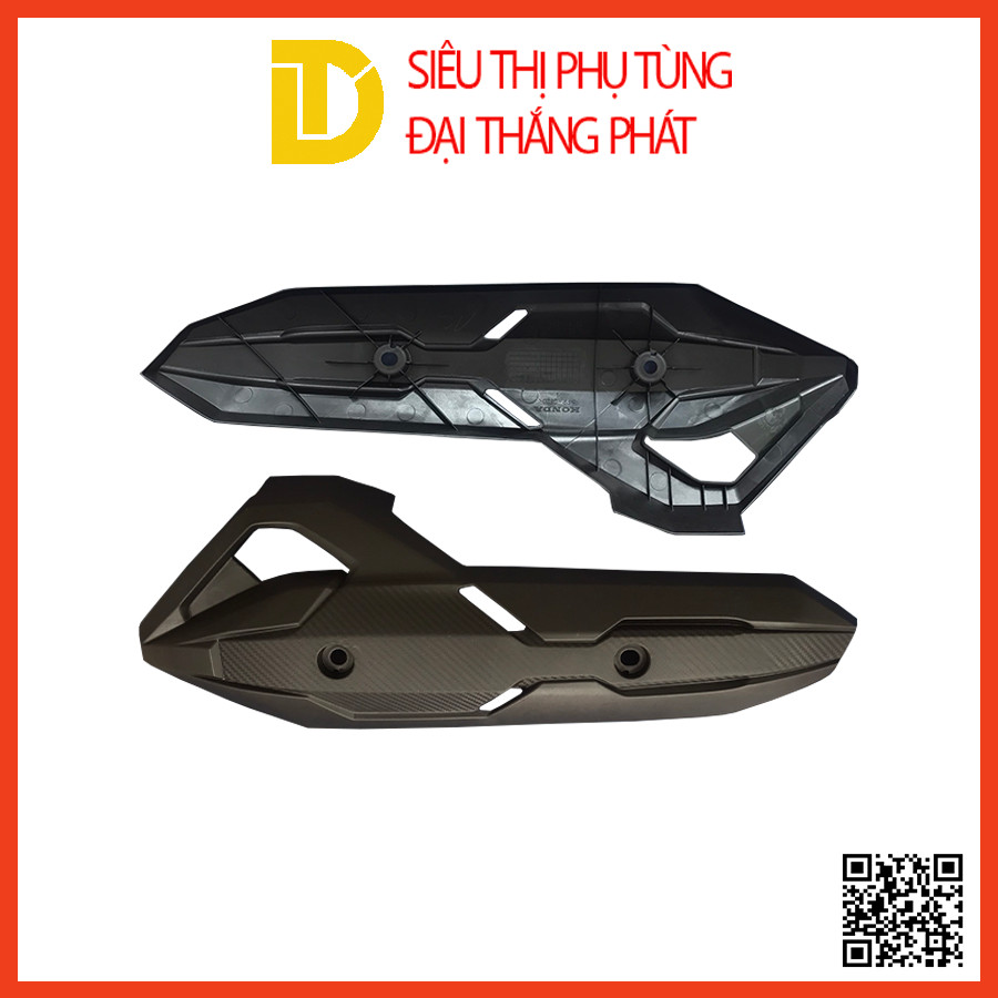 Ốp bô | Che bô | Tấm Cách Nhiệt Bô (Ống xả) Air Blade K66 (2015-2019) 18318-K66-V00 zin chính hãng Honda