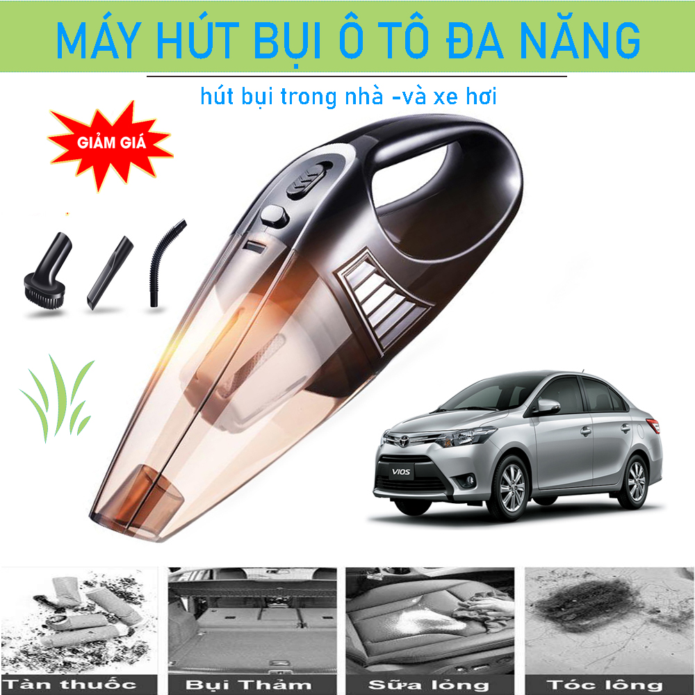 Máy Hút Bụi Cầm Tay,Máy Hút Bụi Ô Tô,Máy Hút Bụi Xe Hơi,Máy Hút Bụi Ô Tô Cầm Tay.Thiết kế nhỏ gọn.Công suất lớn,3 đầu hút linh hoạt,Có thể hút được nhiều loại bụi bẩn.