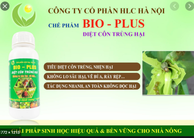 BIO PLUS TIÊU DIỆT CÔN TRÙNG, NHỆN HẠI