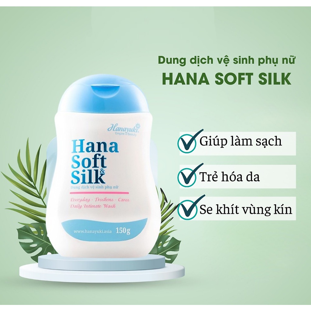 Dung Dịch Vệ Sinh Phụ Nữ Hanayuki_Hana Soft Silk
