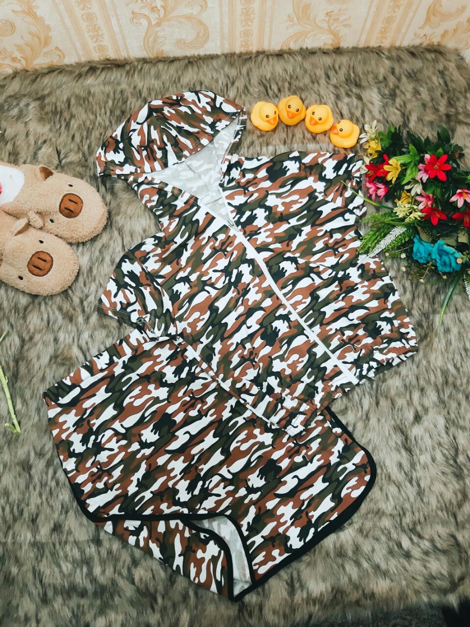 Set bộ lính có nón vải coton-SSG