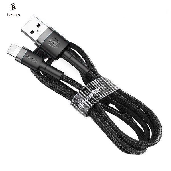 [HCM]Cáp sạc nhanh siêu bền Baseus Cafule Lightning cho iphone ( 2.4A)