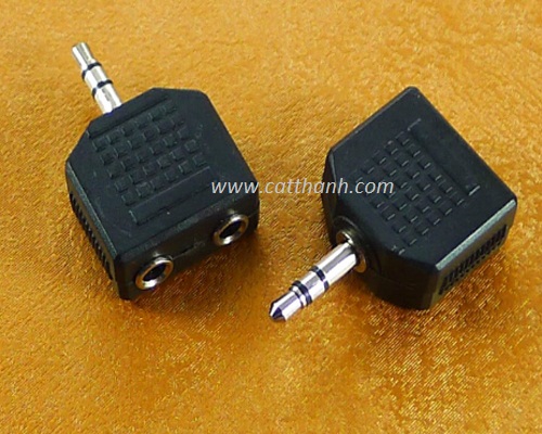 Jack chuyển 1 Jack 3.5mm ra 2 Jack 3.5mm