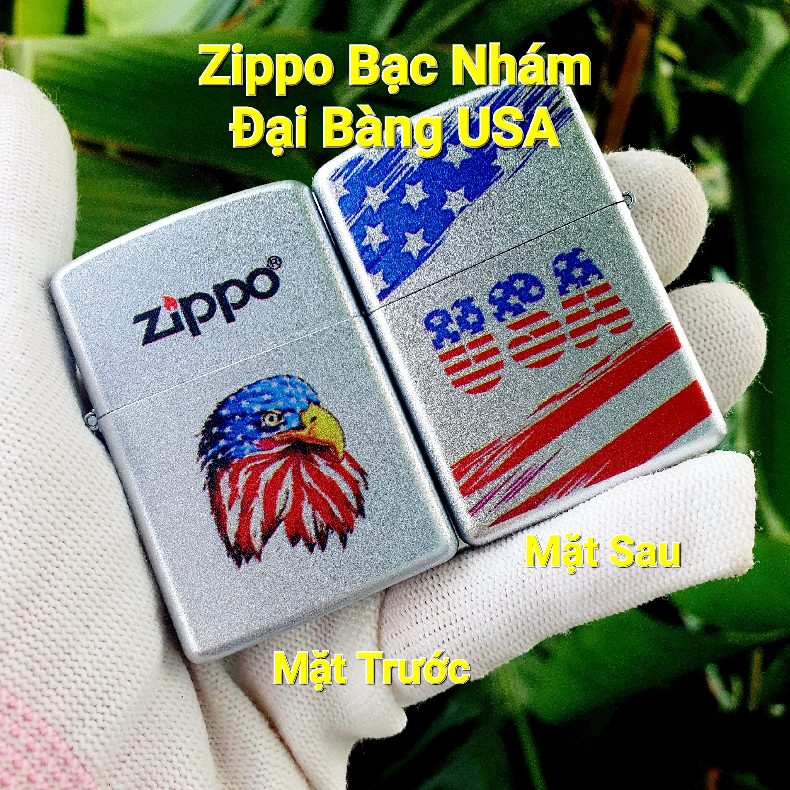 Zippo A-24 Eagle Matt silver lighter Zippo collection box