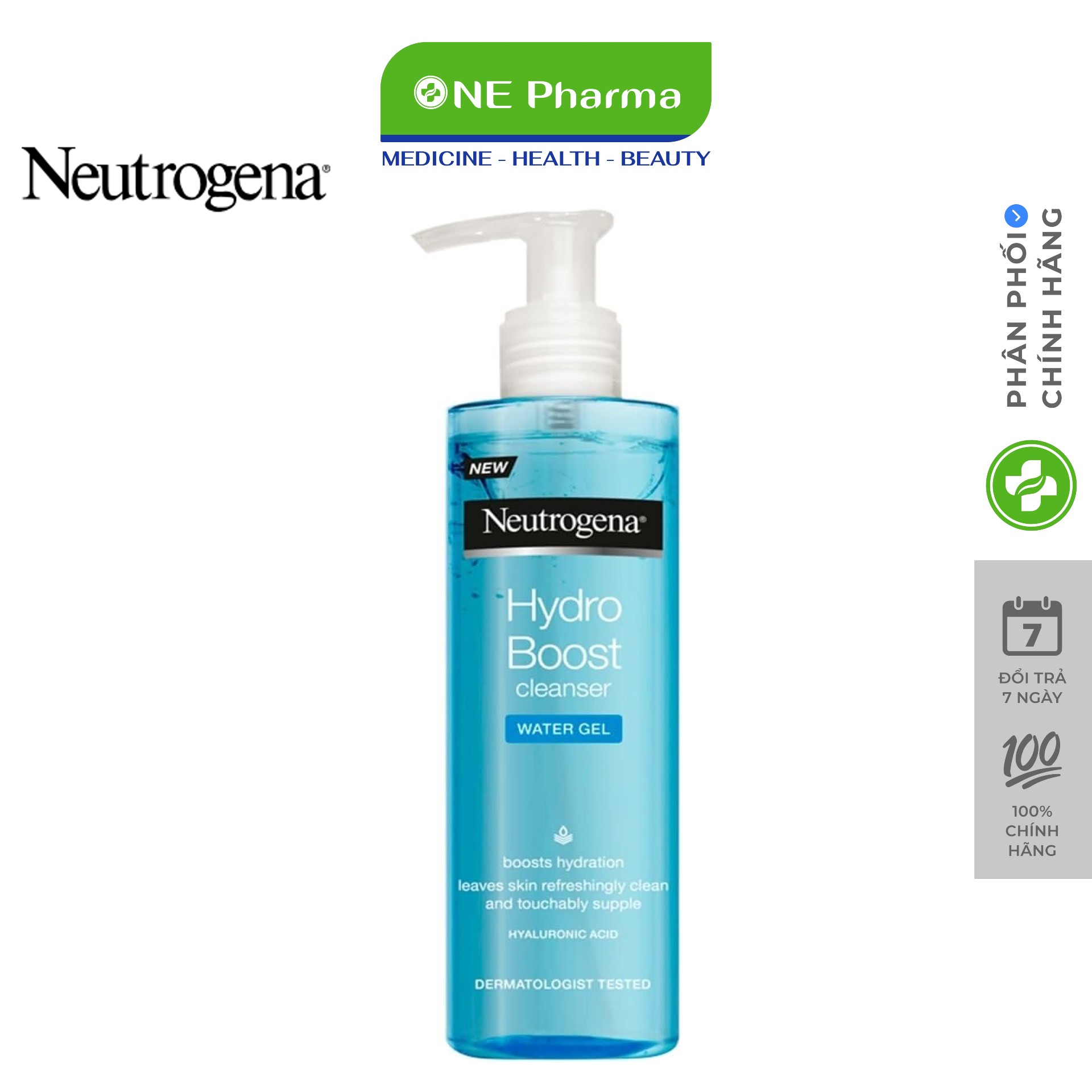 Gel rửa mặt neutrogena hydro boost cleansing gel 170g