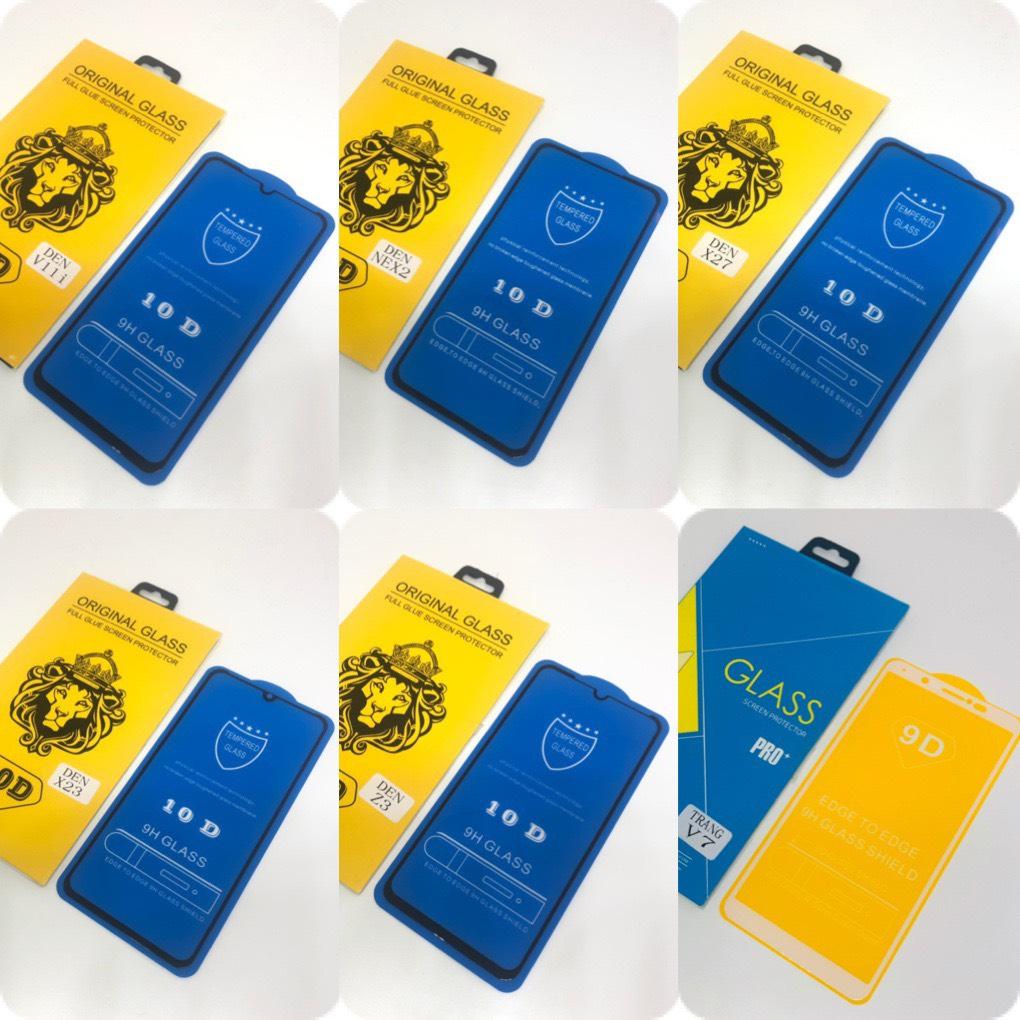 [HCM]Kính cường lực Vivo 9D 10D full keo các dòng V9 Y91i Y93 Y91 V15 V11 V11i Nex 2 X27 X23 Z3 V7 trắng