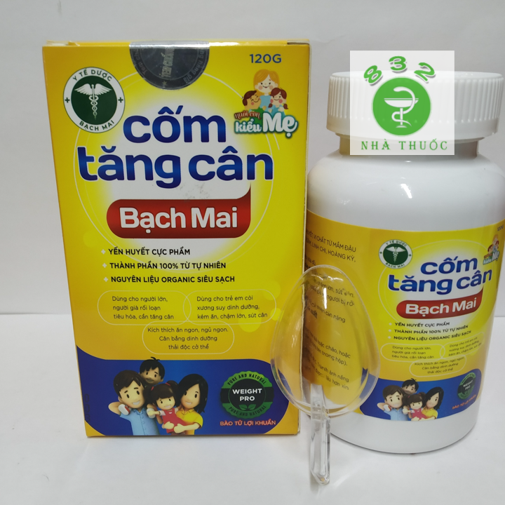 Cốm tăng cân Bạch Mai - Giúp tăng cường sức đề kháng