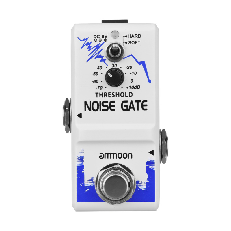 ammoon Single Noise Gate Guitar Effect Pedal True Bypass Zinc Alloy Shell