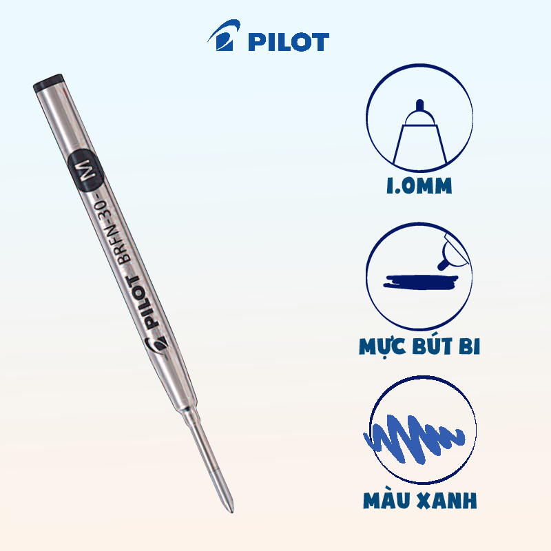Ruột bút bi ký cao cấp Pilot BRFN-30M hàng chính hãng Nhật Bản chuyên dùng cho bút máy cao cấp của Pilot
