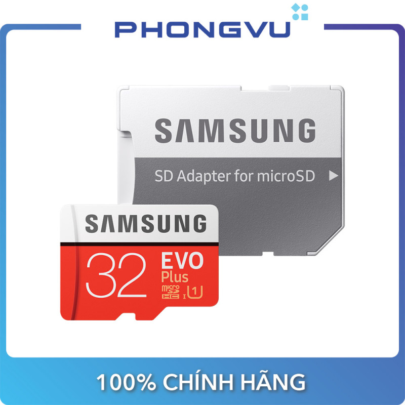 Thẻ nhớ Micro Samsung Evo PLus 32GB (SDMSS32EVO) - Bảo hành 24 tháng