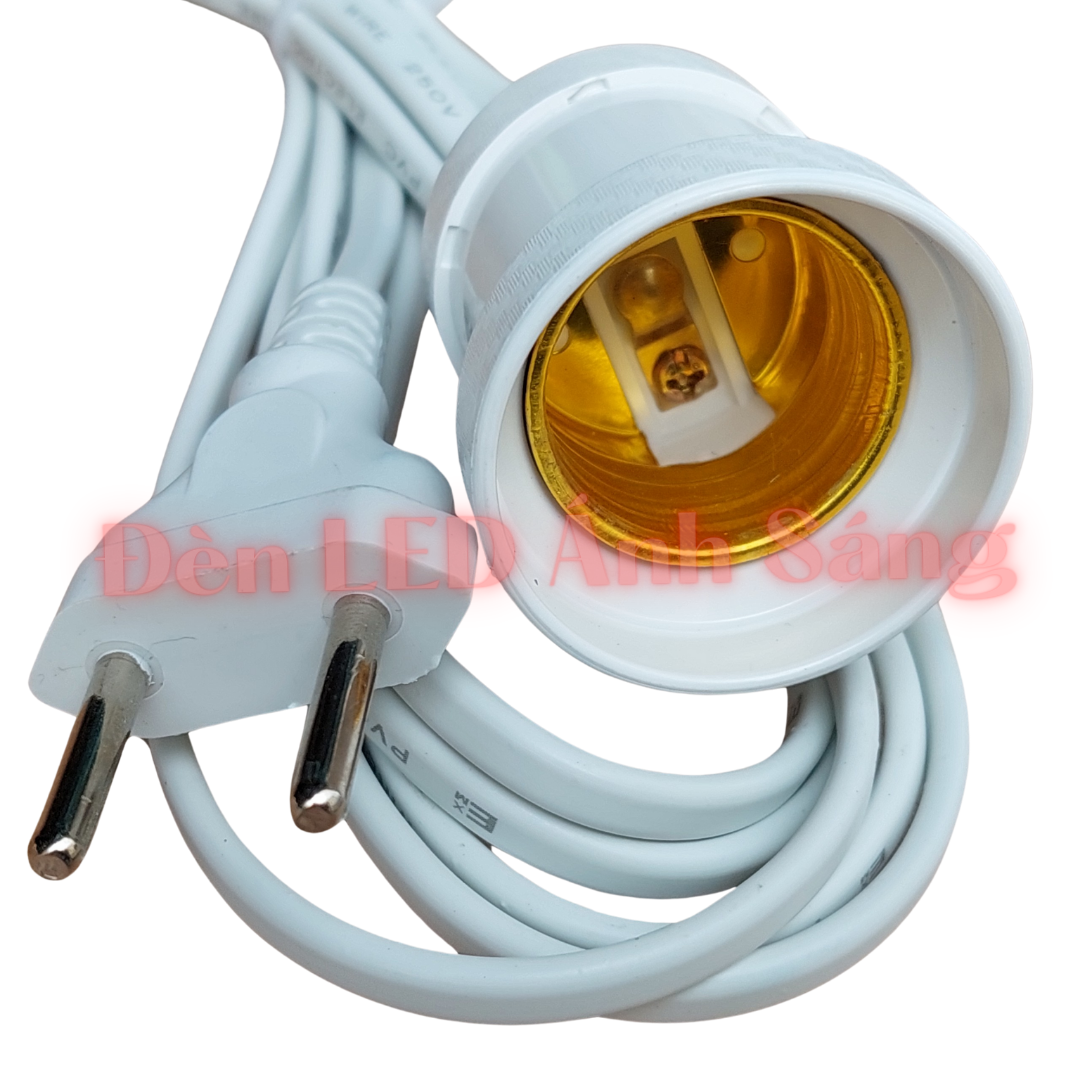 DÂY ĐUÔI ĐÈN E27 CÓ CÔNG TẮC - DÂY DÀI 3m - 5m - 8m - 10m