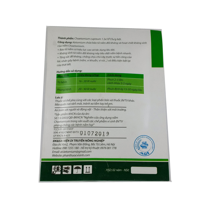Thuốc trừ nấm sinh học Ketomium