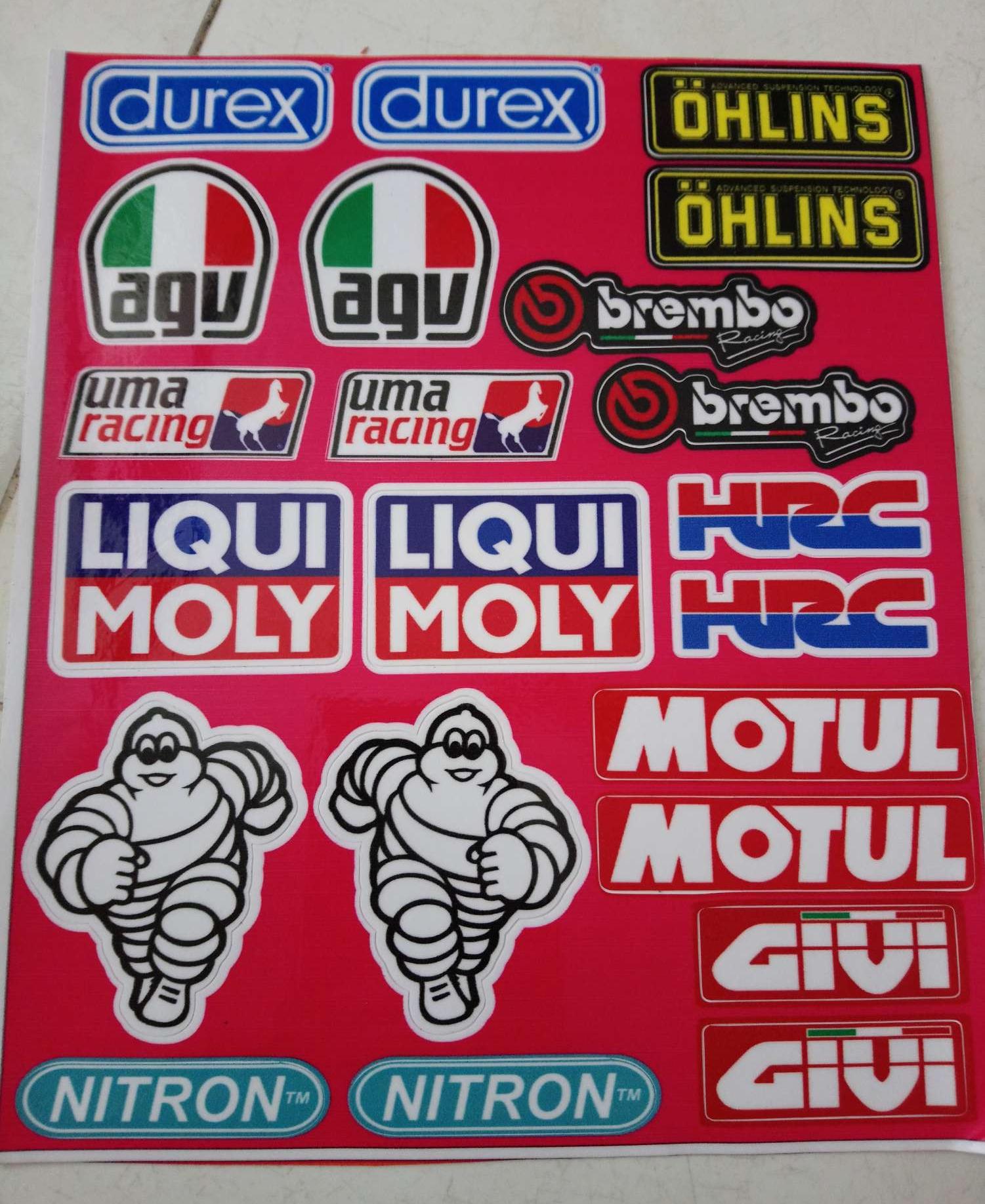 Tem tấm logo trọn bộ 18x25cm