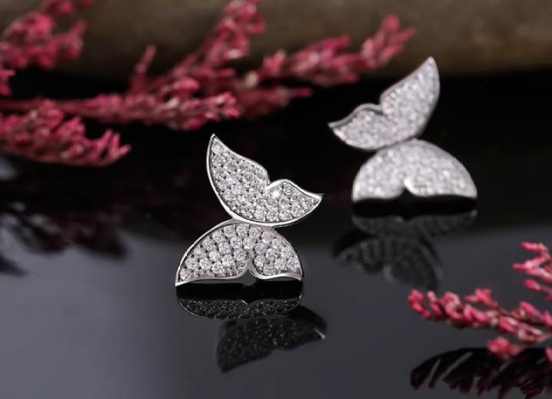 Hoa Tai HT001 Trang sức nữ cao cấp, Phụ kiện nữ bền màu sản phẩm được bảo hành trọn đời.